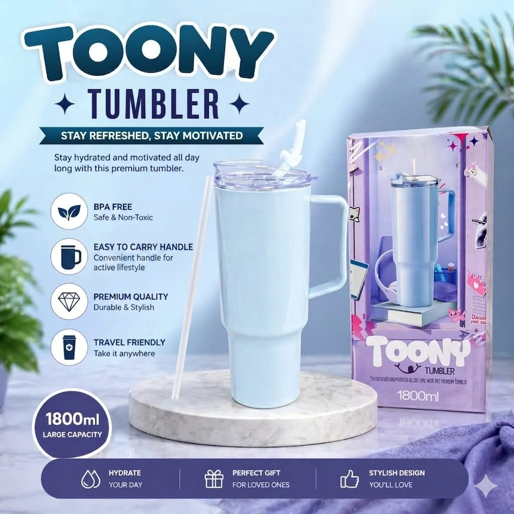AESTHETIC TUMBLER 1800ml  [BLUE]