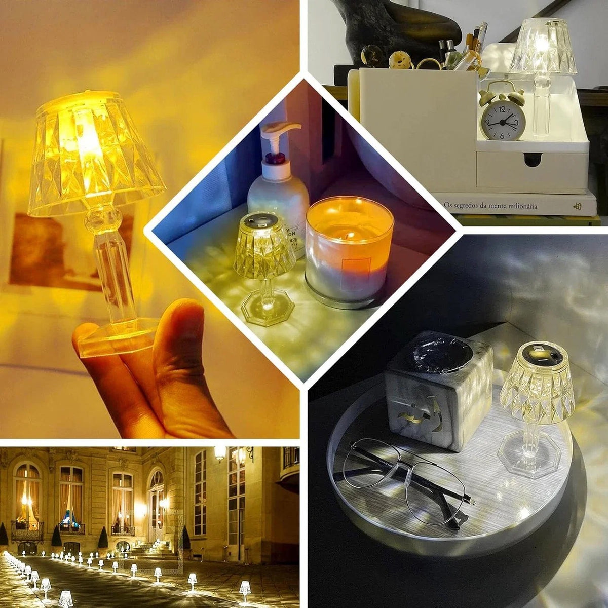 MINI AESTHETIC CRYSTAL LAMP MINI LED [CRYSTAL]