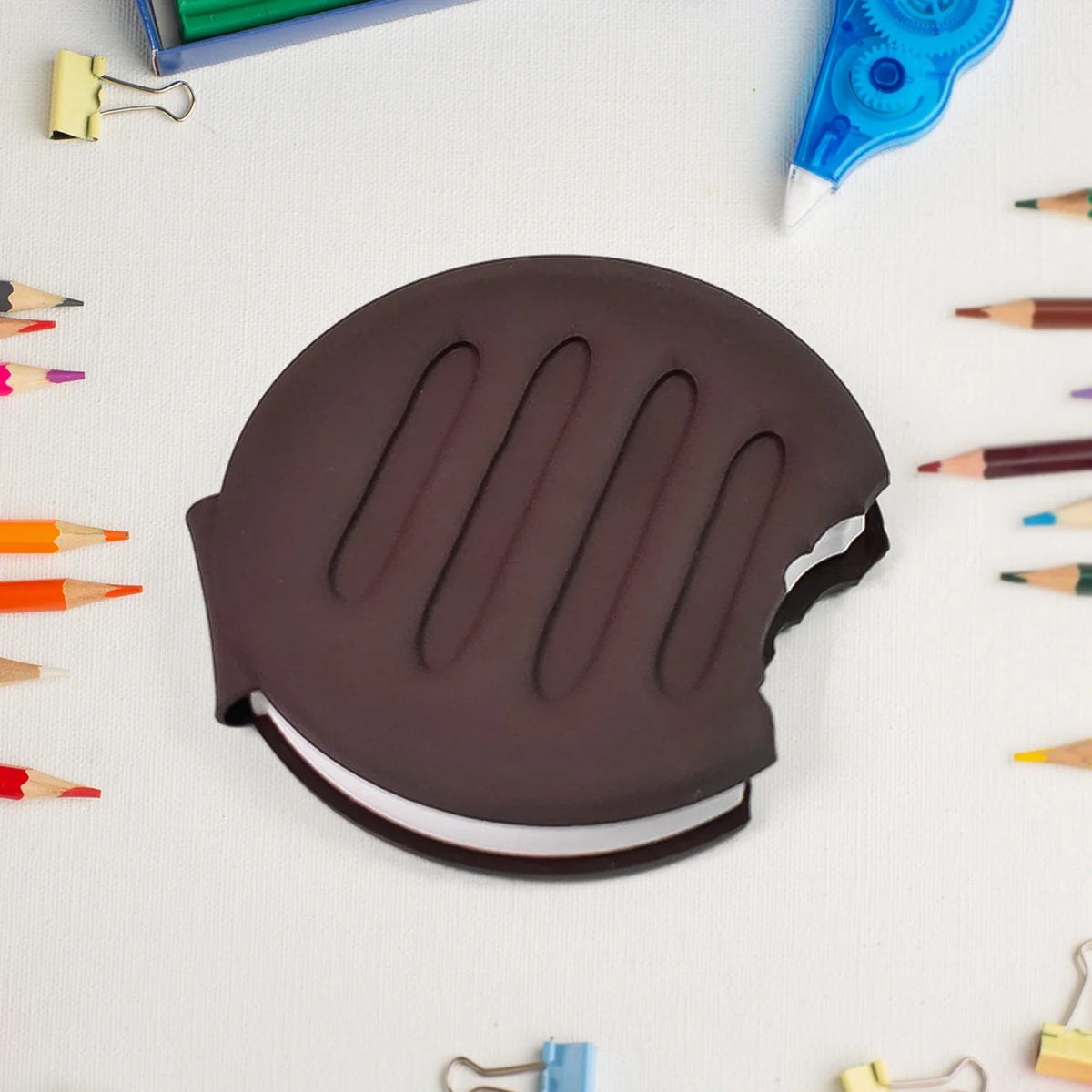 CHOCOLATE SCENTED COOKIE NOTEBOOK [COCOA,WHITE]