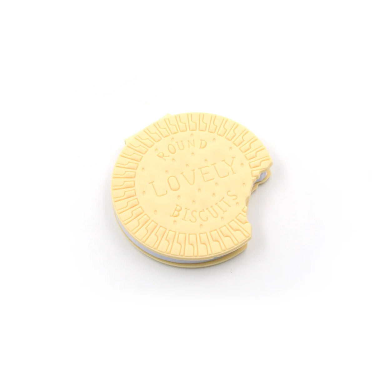 BISCUIT CUTE NOTEBOOK COMPACT AND CHOCOLATE SCENTED [BEIGE]