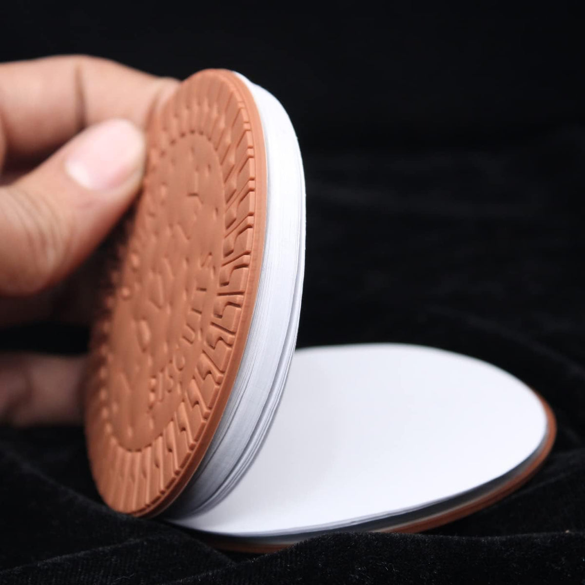 BISCUIT CUTE NOTEBOOK COMPACT AND CHOCOLATE SCENTED [BEIGE]